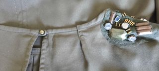 Blusa SuiteBlanco verde militar XS/34