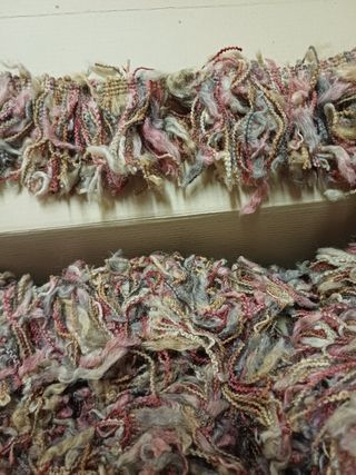 Flecos lana y algodón rizado 2€/mt