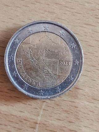 Moneda 2 Euros Croacia 2023