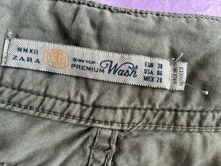 Pantalones cargo Zara verde militar