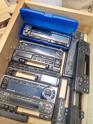 Carátulas de radio de coche antiguas