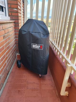 Barbacoa Weber Negra y Plateada