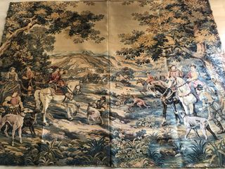 Tapiz C. Detti Siglo XIX de gran dimensión