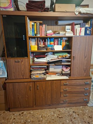 Mueble de salita comedor de conglomerado melamina