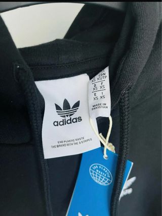Sudadera Adidas Unisex Negra