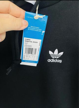 Sudadera Adidas Unisex Negra