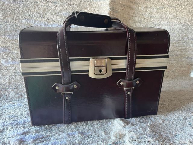 Maleta Vintage Fotografía Marrón