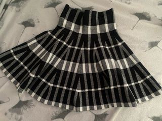 Falda de cuadros Bershka