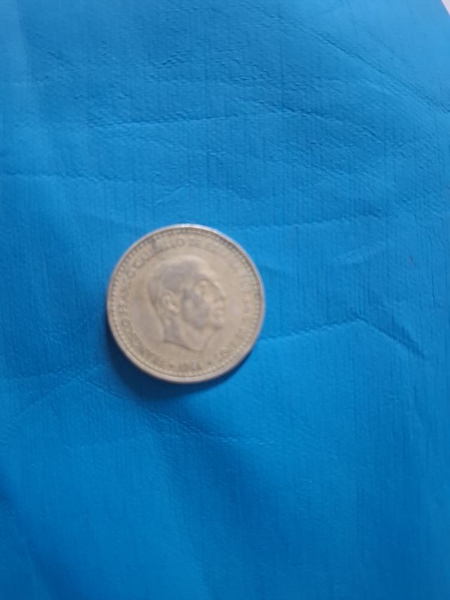 Moneda 1 peseta Caudillo 1966