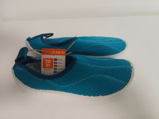 Escarpines Decathlon Talla 30/31 Azul