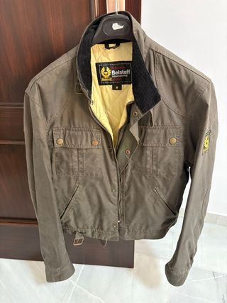 Cazadora Belstaff Verde/ marrón Talla M