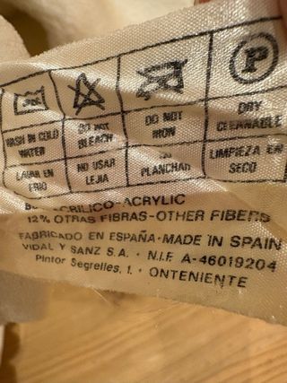 Manta de cama grande y pelo corto, 235x215cm.