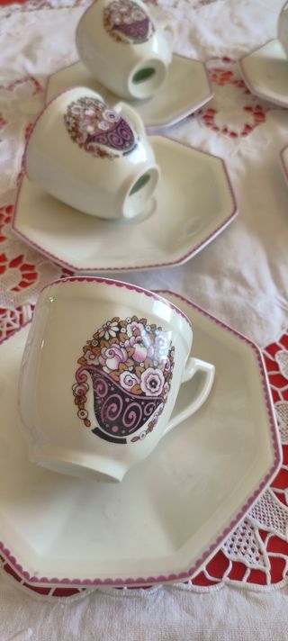 6 Tazzine Caffè Limoges 1925