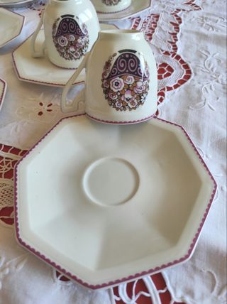6 Tazzine Caffè Limoges 1925