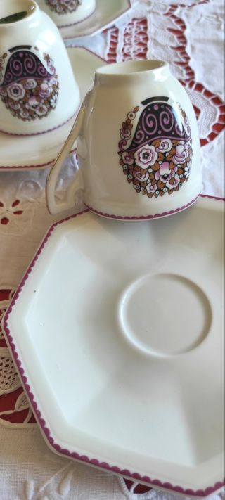 6 Tazzine Caffè Limoges 1925