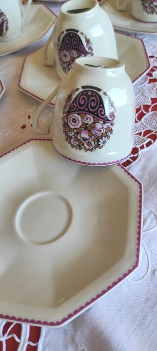 6 Tazzine Caffè Limoges 1925