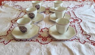 6 Tazzine Caffè Limoges 1925