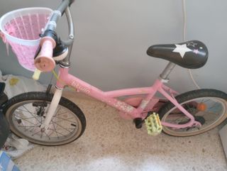 Bicicleta infantil rosa