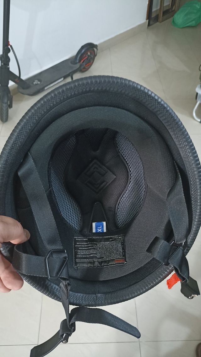 Casco moto militar XL