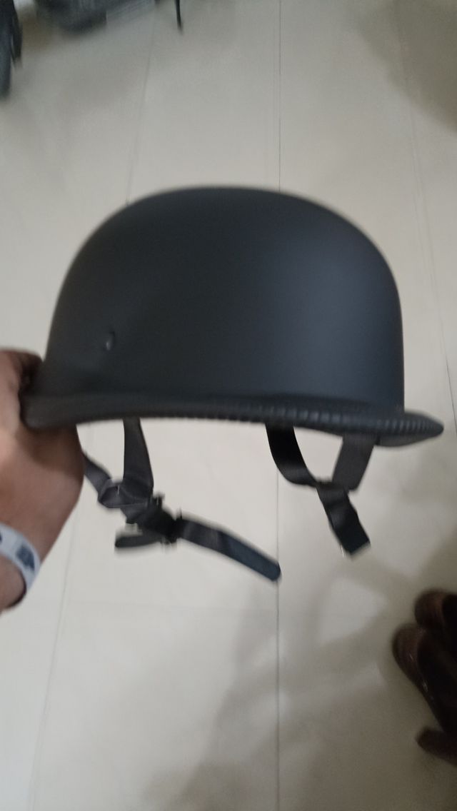 Casco moto militar XL