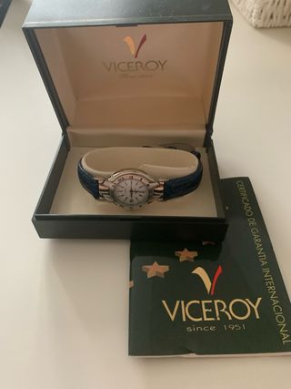 Reloj Viceroy Mujer Plata y Azul