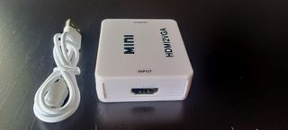 Adaptador Mini HDMI a VGA con Cable USB