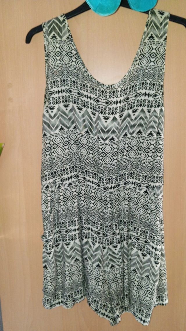 Mono de tirantes estampado