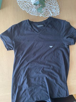 T-shirt Emporio Armani nera
