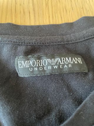 T-shirt Emporio Armani nera