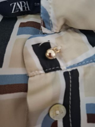 Blusa Zara Mujer Multicolor