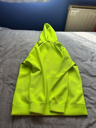 Sudadera Zara Cremallera Verde 13-14 Años