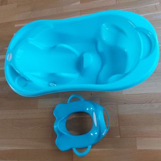 Bañera bebé y adaptador WC