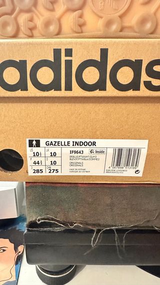 Adidas Gazelle Indoor Azul Talla 44,5
