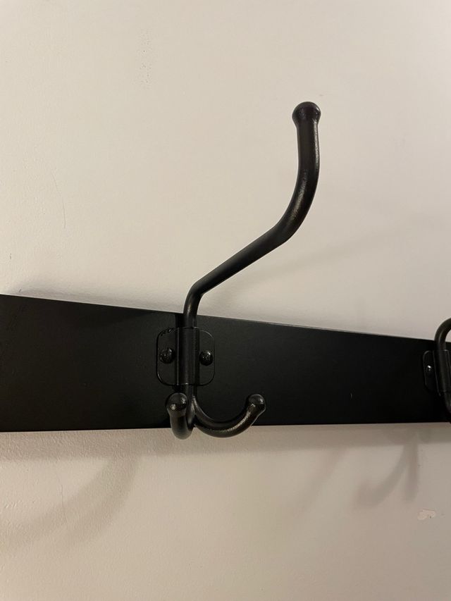 Perchero Ikea Pinning Negro Metal