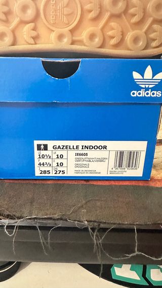 Adidas Gazelle Indoor Verde Talla 44.5