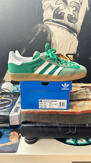 Adidas Gazelle Indoor Verde Talla 44.5