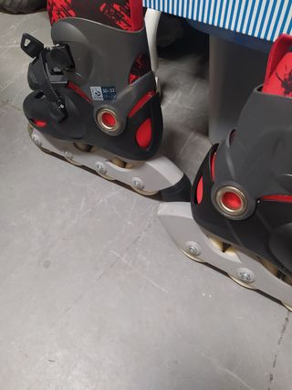 Patines en línea ajustables talla 30-32,poco uso