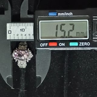 Anillo de acero inoxidable con Amatista natural