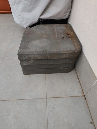 Baldosas para sombrilla de piedra