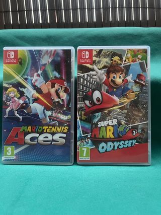 LOTE MARIO SWITCH 
2 JUEGOS 