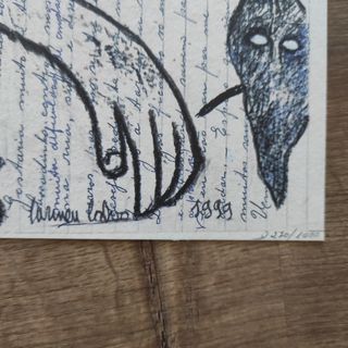Litografía Carmen Calvo Les Corbeaux
