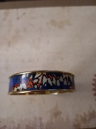 Pulsera BIMBA Y LOLA dorada y multicolor