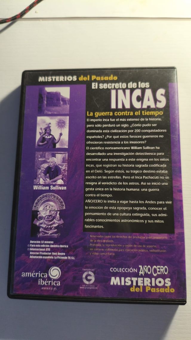 DVD El Secreto de los Incas