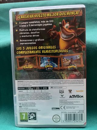 Crash Bandicoot N. Sane Trilogy Nintendo Switch