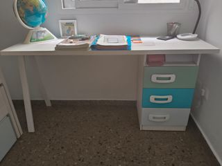 Cama nido juvenil y escritorio