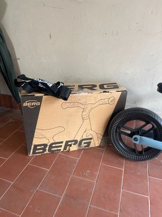 Bicicletta senza pedali bimbo azzurra