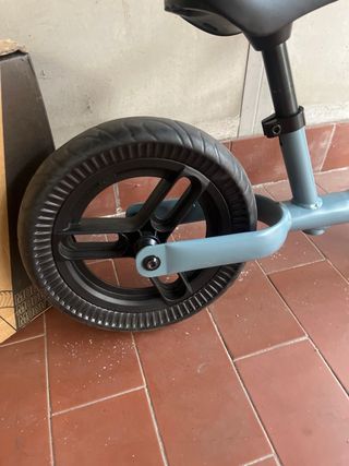 Bicicletta senza pedali bimbo azzurra