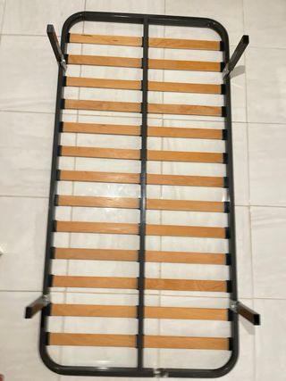 Somier de madera y metal