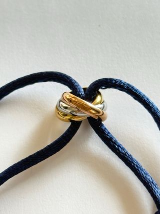 Pulsera Cartier Trinity Azul y Oro