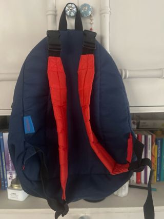 Mochila Superman Azul Original reversible
